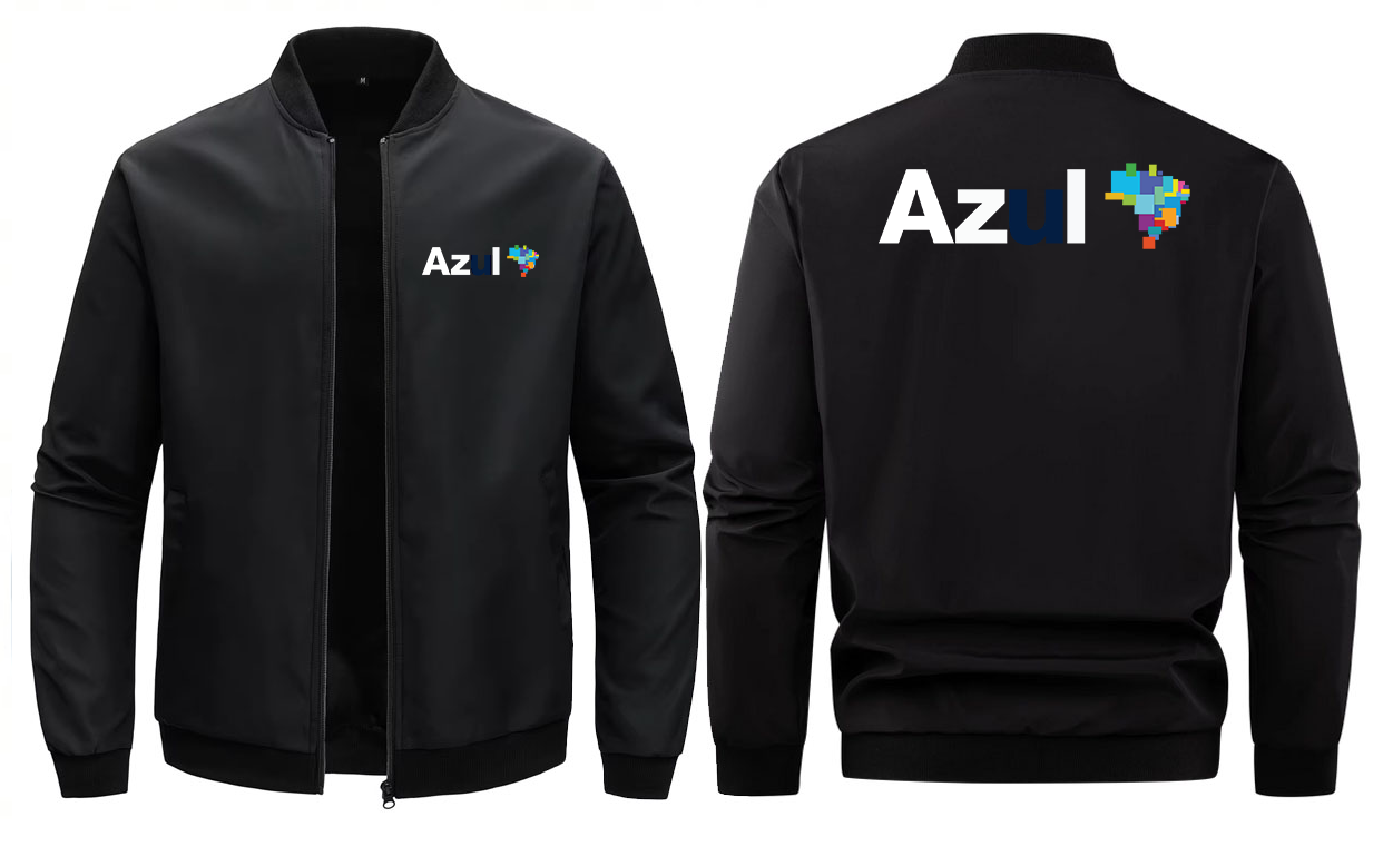 AZUL LOOSE SOLID COLOR JACKET