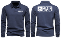 Thumbnail for MAN AIRPORT LONG SLEEVE POLO