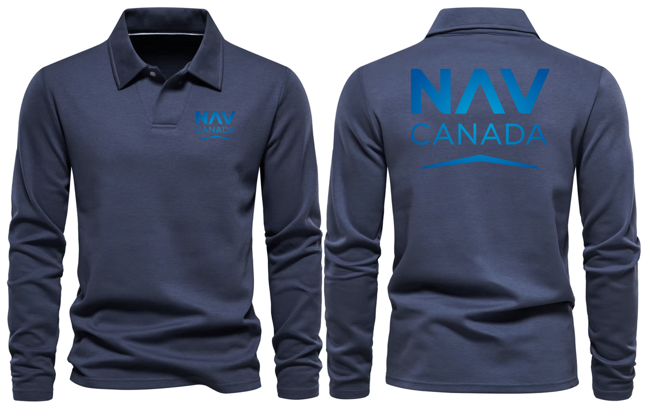 NAV CANADA  LONG SLEEVE  POLO