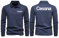 Thumbnail for CESSNA LOGO LONG SLEEVE  POLO
