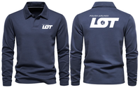 Thumbnail for LOT AIRLINES LONG SLEEVE  POLO