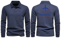 Thumbnail for BRADLEY AIRPORT LONG SLEEVE  POLO
