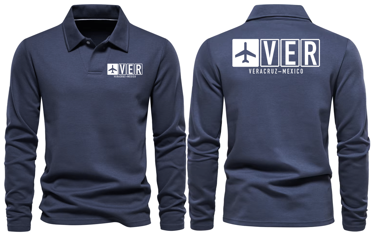 VER AIRPORT LONG SLEEVE POLO