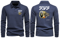 Thumbnail for BOEING CFM 56 LONG SLEEVE  POLO