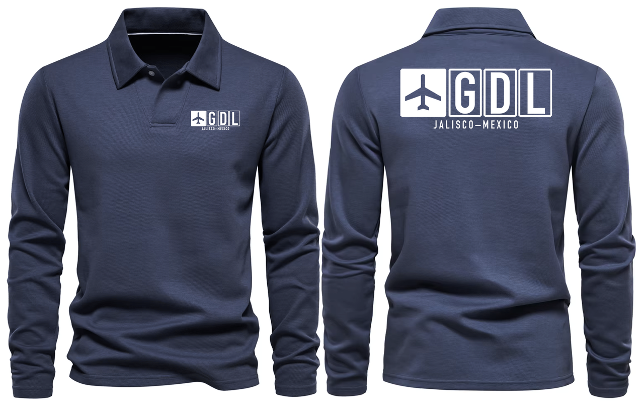 GOL AIRPORT LONG SLEEVE POLO