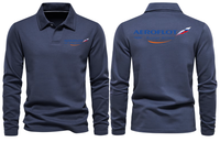 Thumbnail for RUSSIAN AIRLINES LONG SLEEVE  POLO