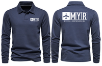 Thumbnail for MYR AIRPORT LONG SLEEVE POLO