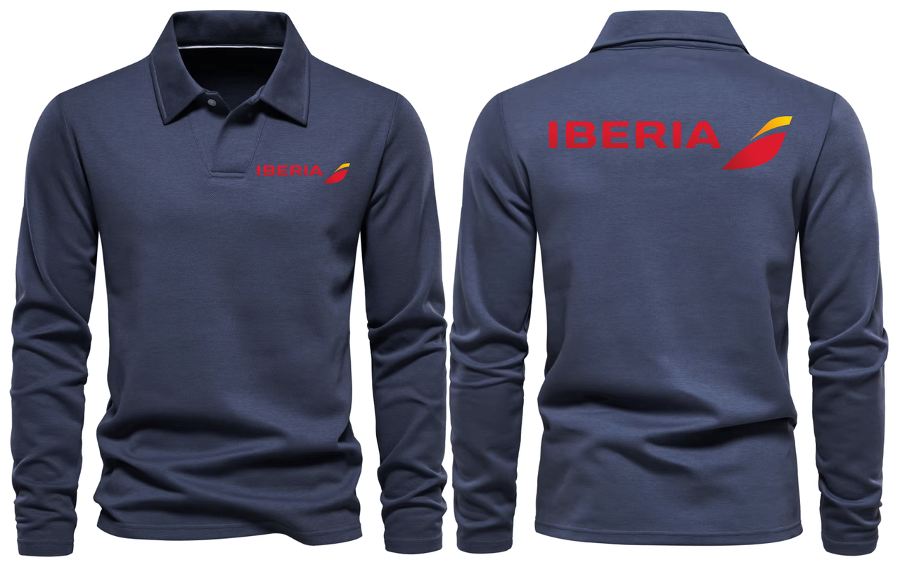 IBERIA  LONG SLEEVE  POLO