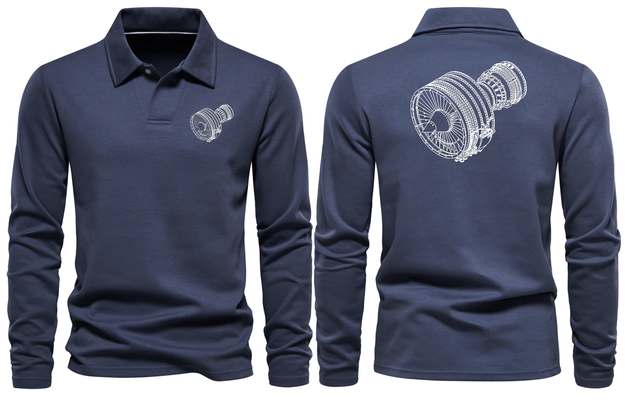 AIRBUS  CFM LONG SLEEVE  POLO