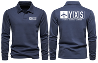 Thumbnail for YXS AIRPORT LONG SLEEVE POLO