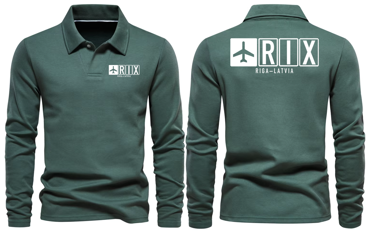 RIX AIRPORT LONG SLEEVE POLO 01