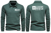 Thumbnail for AUS AIRPORT LONG SLEEVE POLO