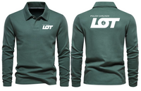 Thumbnail for LOT AIRLINES LONG SLEEVE  POLO