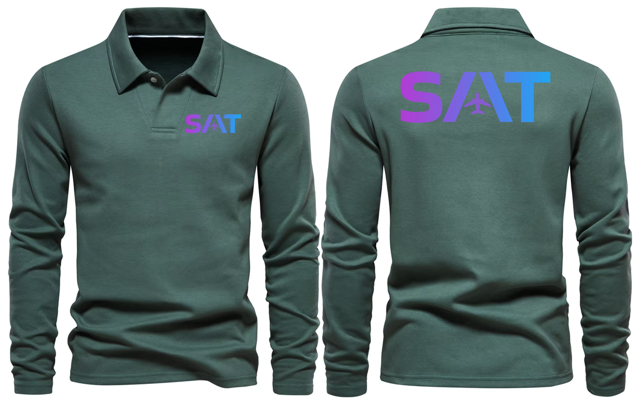 SAT AIRPORT LONG SLEEVE  POLO