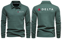 Thumbnail for DELTA AIRLINES LONG SLEEVE  POLO
