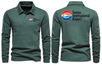 Thumbnail for TAMPA AIRPORT LONG SLEEVE  POLO