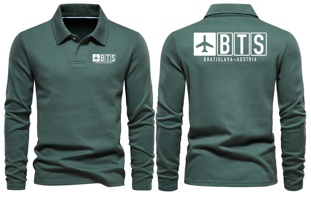BTS AIRPORT LONG SLEEVE POLO