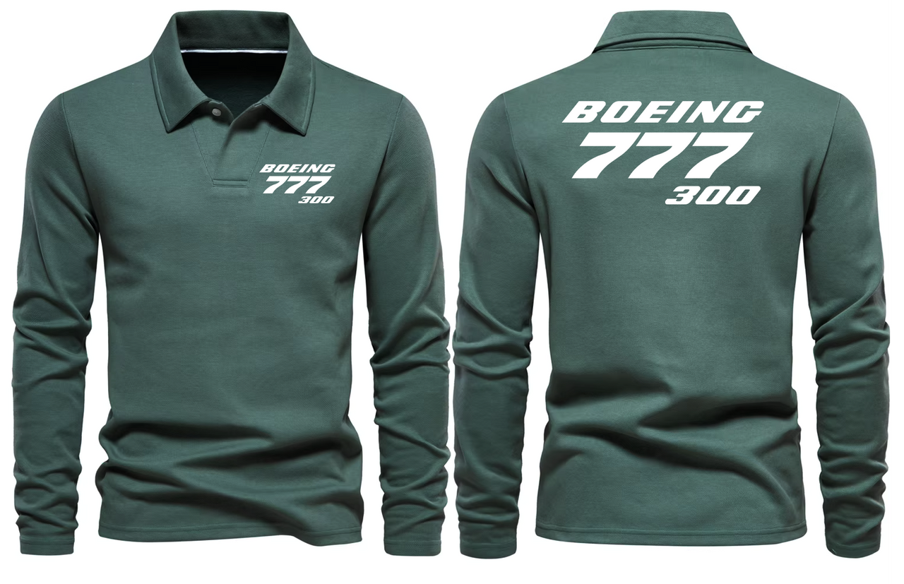 BOEING 777  LONG SLEEVE  POLO