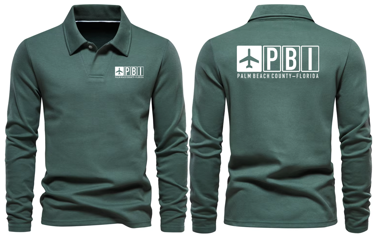 PBI AIRPORT LONG SLEEVE POLO