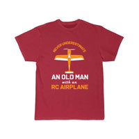 Thumbnail for Old Man With RC Airplane T-SHIRT THE AV8R