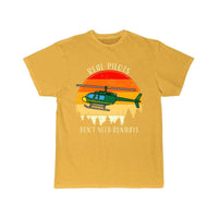 Thumbnail for Real Pilots Don't Need Runways Helicopter Pilot T-SHIRT THE AV8R