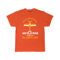 Thumbnail for Old Man With RC Airplane T-SHIRT THE AV8R