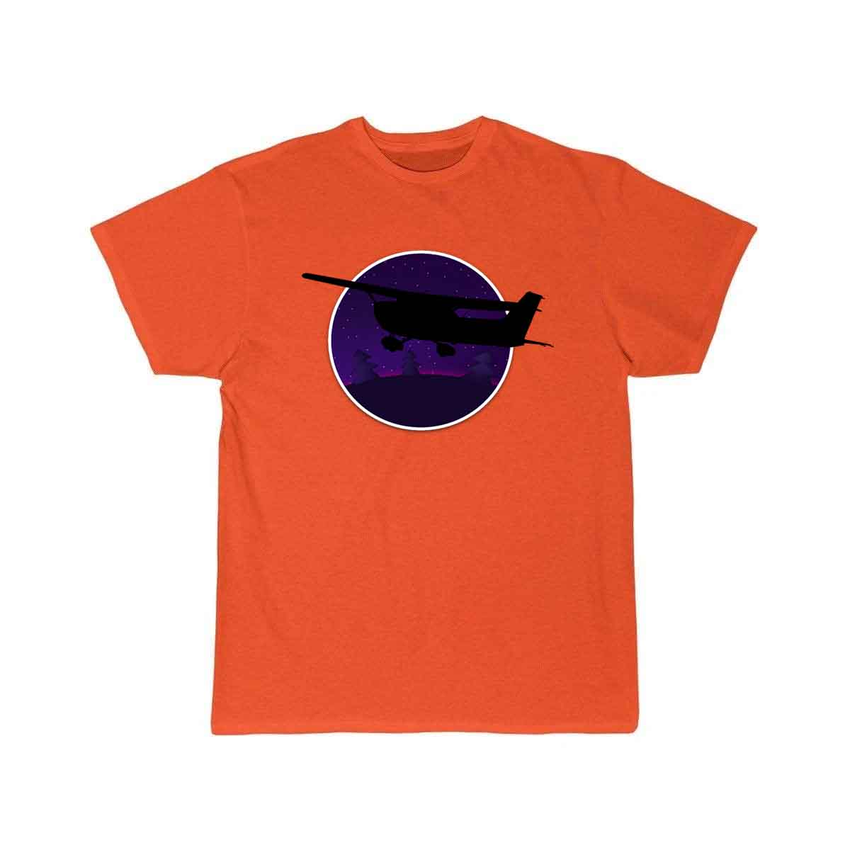 Night Flight with Cessna 172 Skyhawk T SHIRT THE AV8R