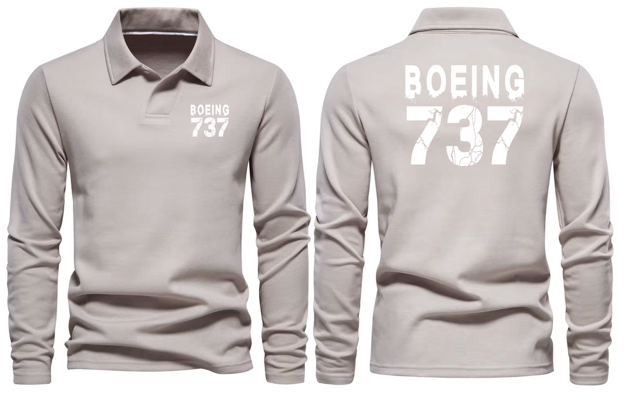 BOEING CFM 56 LONG SLEEVE  POLO