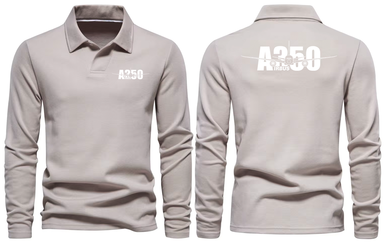 AIRBUS A350  LONG SLEEVE  POLO