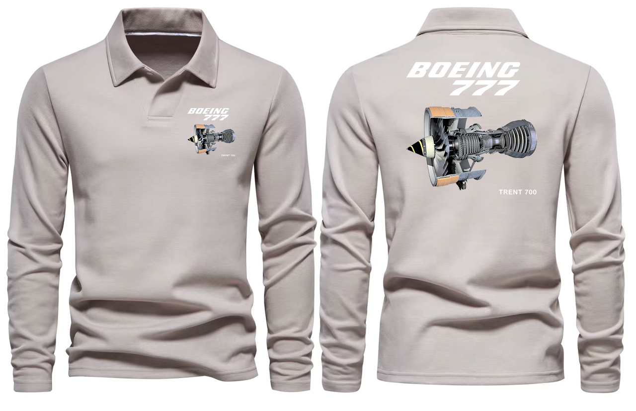 BOEING 777  TRENT700 LONG SLEEVE  POLO