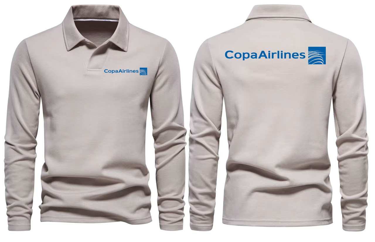 COPA AIRLINES LONG SLEEVE  POLO 2