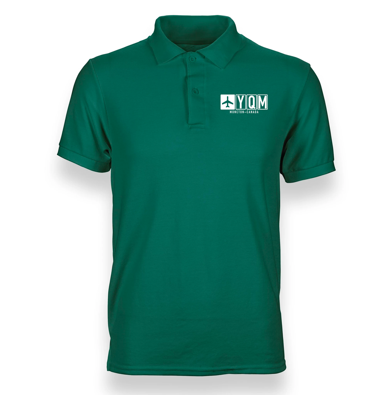YQM AIRPORT POLO T-SHIRT