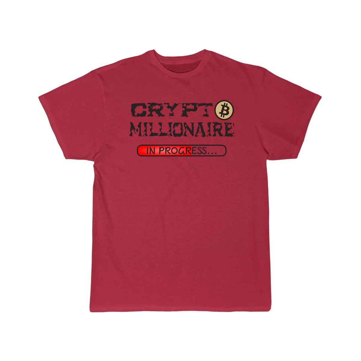 Crypto Millionaire in progress T-SHIRT THE AV8R