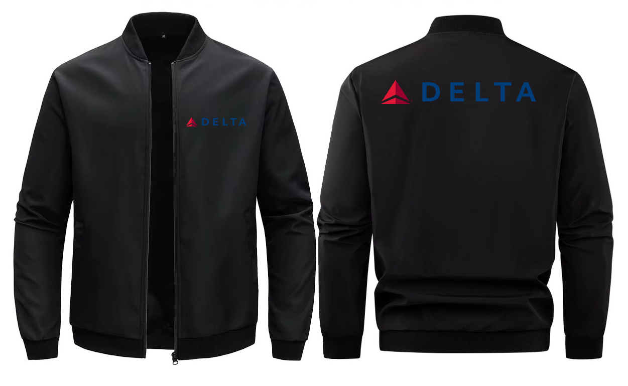 DELTA AIRLINES LOOSE SOLID COLOR JACKET