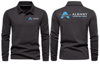 Thumbnail for ALBANY AIRPORT LONG SLEEVE  POLO