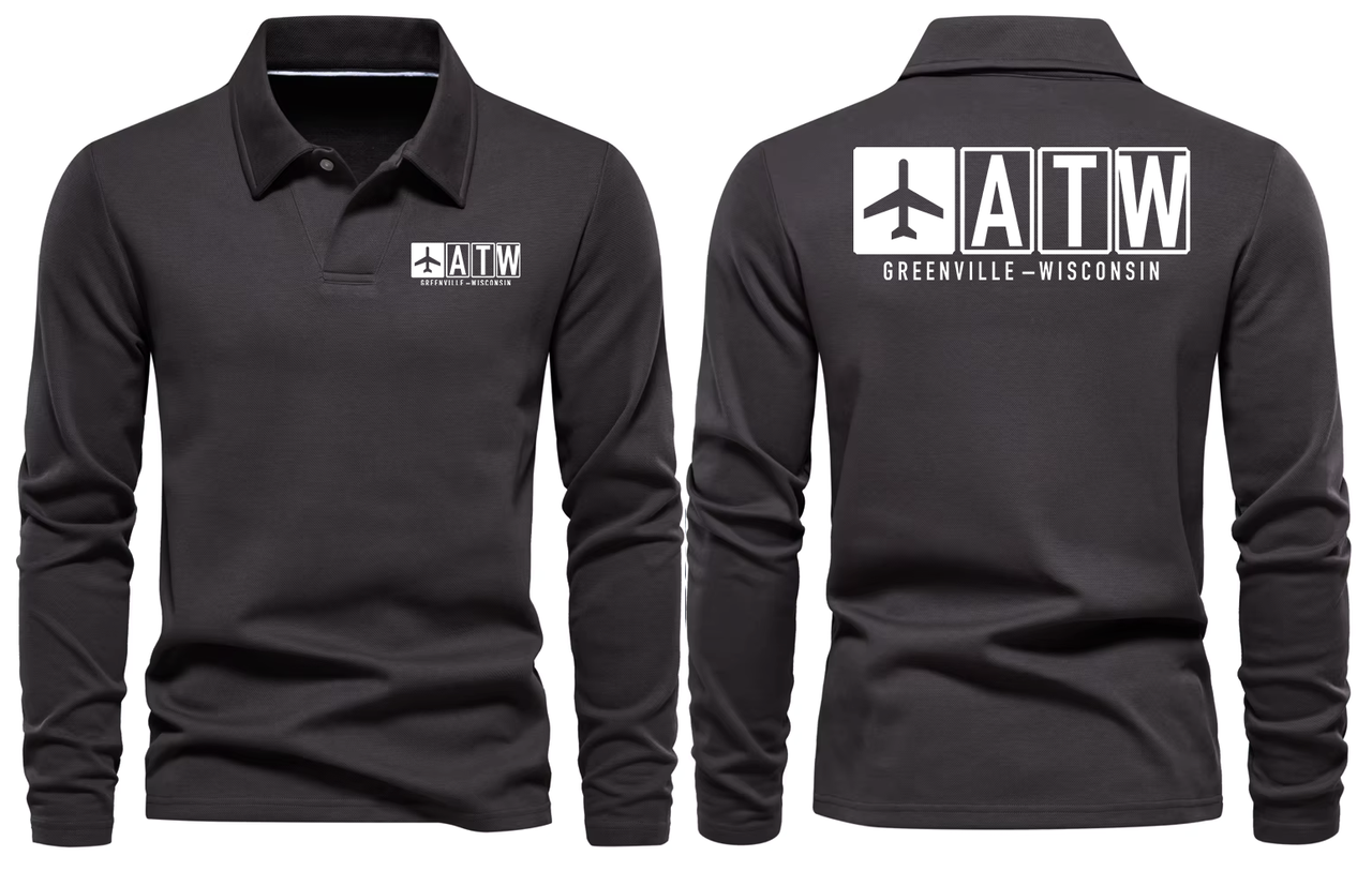 ATW AIRPORT LONG SLEEVE POLO