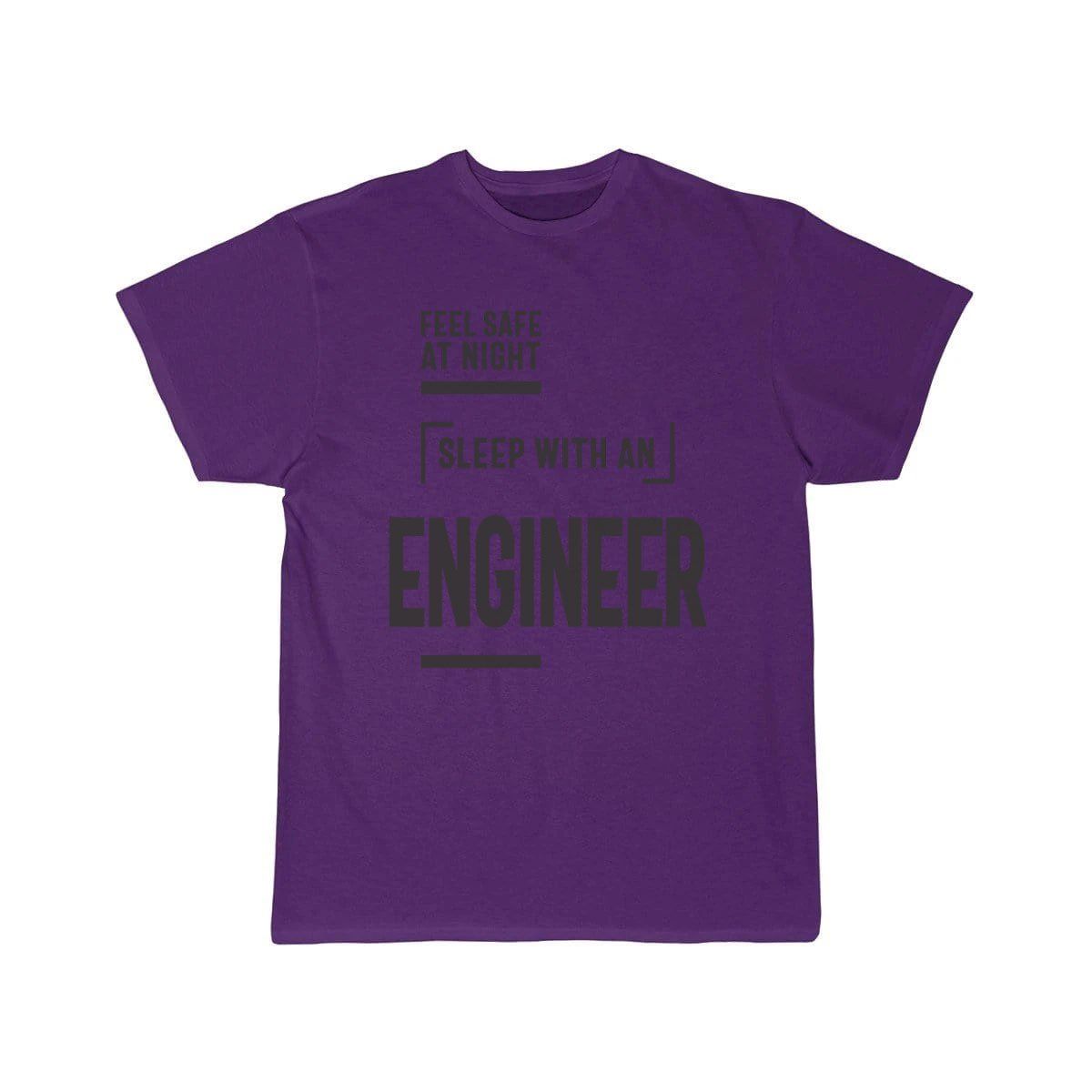 Feel Safe at Night Sleep With an Engineer  T-Shirt THE AV8R