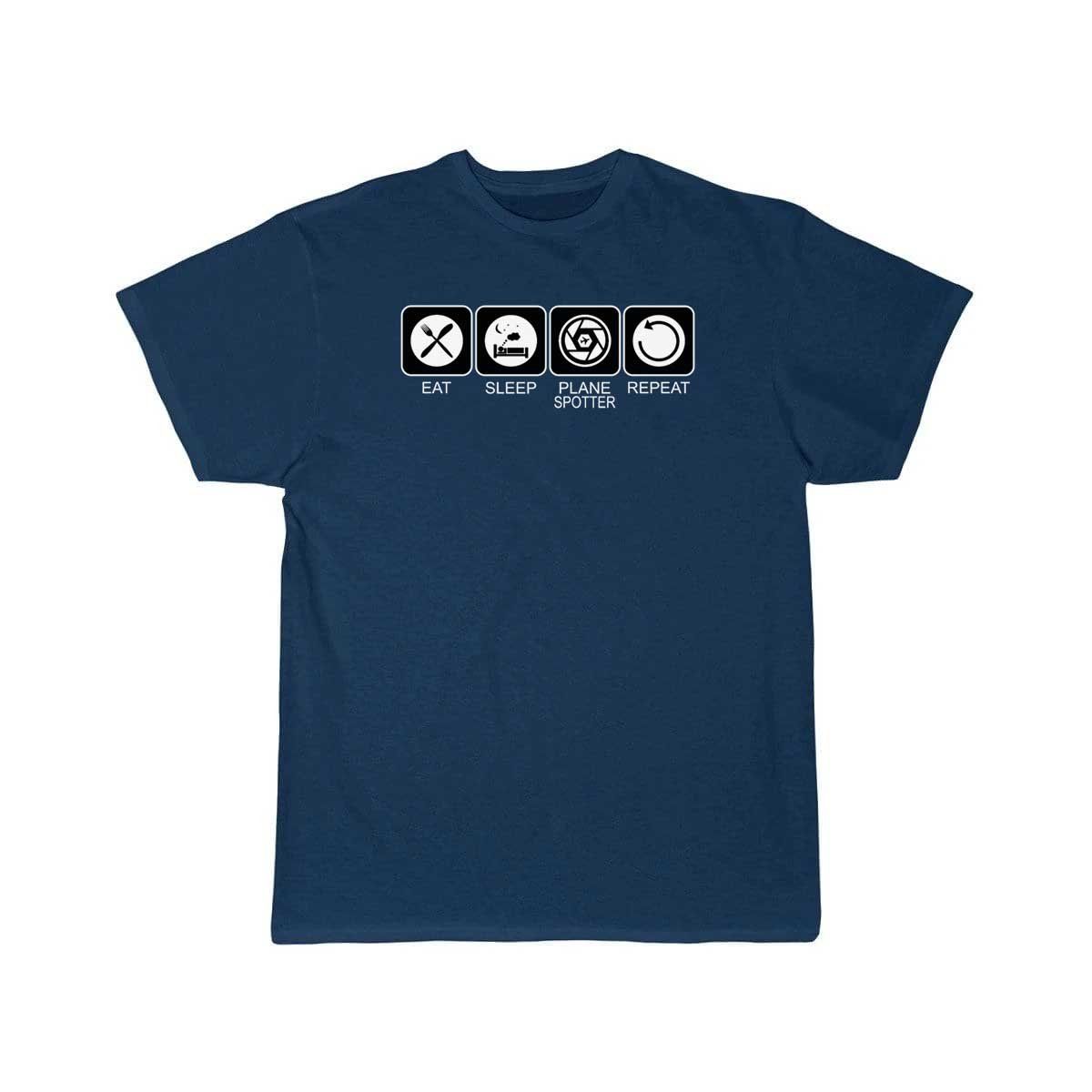 Plane Spotter Eat Sleep Repeat for Planespotter T-SHIRT THE AV8R