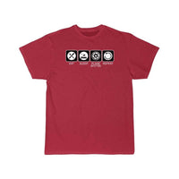 Thumbnail for Plane Spotter Eat Sleep Repeat for Planespotter T-SHIRT THE AV8R