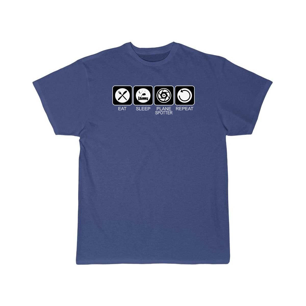 Plane Spotter Eat Sleep Repeat for Planespotter T-SHIRT THE AV8R