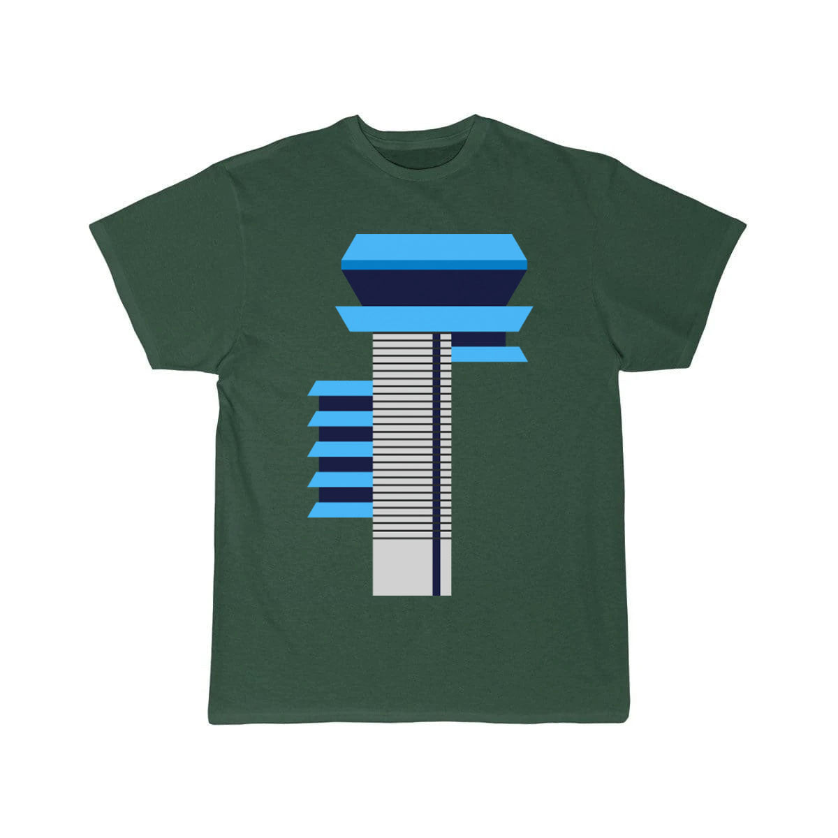 Bucharest Otopeni ATC control tower T-SHIRT THE AV8R