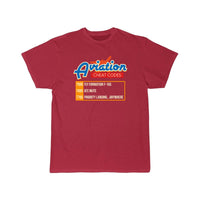 Thumbnail for Aviation Cheat Codes print Airplane Pilot ATC T-SHIRT THE AV8R