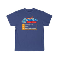 Thumbnail for Aviation Cheat Codes print Airplane Pilot ATC T-SHIRT THE AV8R
