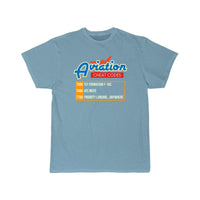 Thumbnail for Aviation Cheat Codes print Airplane Pilot ATC T-SHIRT THE AV8R