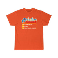 Thumbnail for Aviation Cheat Codes print Airplane Pilot ATC T-SHIRT THE AV8R