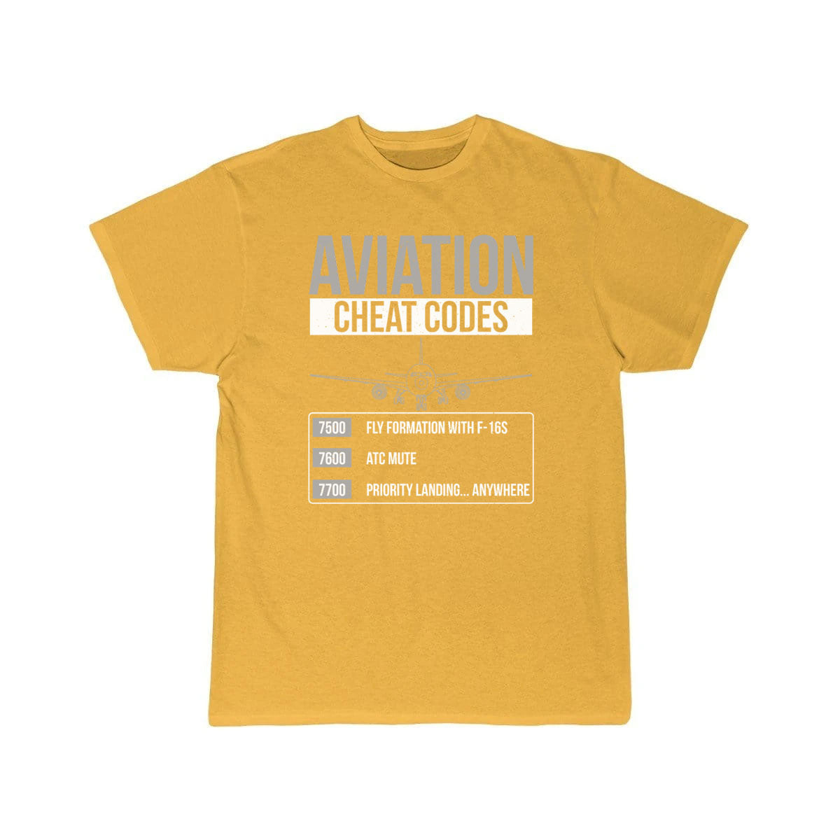 Aviation Cheat Codes - Funny For Pilots And Atc T-SHIRT THE AV8R