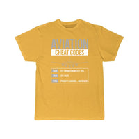 Thumbnail for Aviation Cheat Codes - Funny For Pilots And Atc T-SHIRT THE AV8R