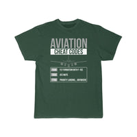Thumbnail for Aviation Cheat Codes - Funny For Pilots And Atc T-SHIRT THE AV8R