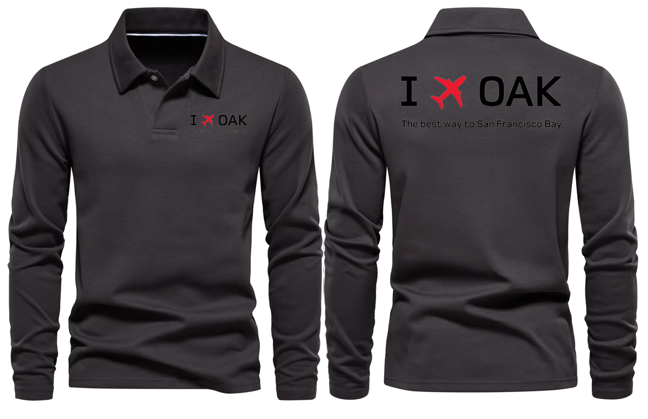 SAN FRANCO AIRPORT LONG SLEEVE  POLO
