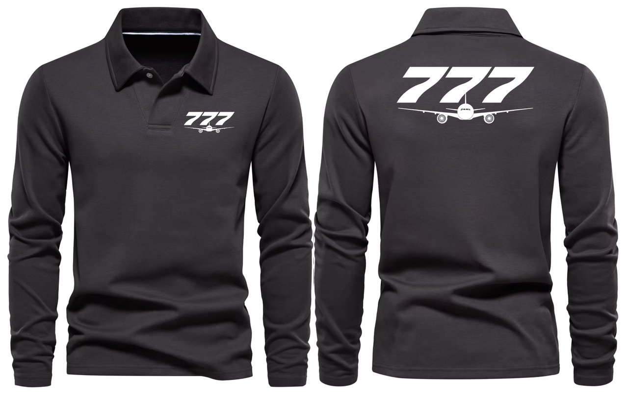 BOEING 777  LONG SLEEVE  POLO